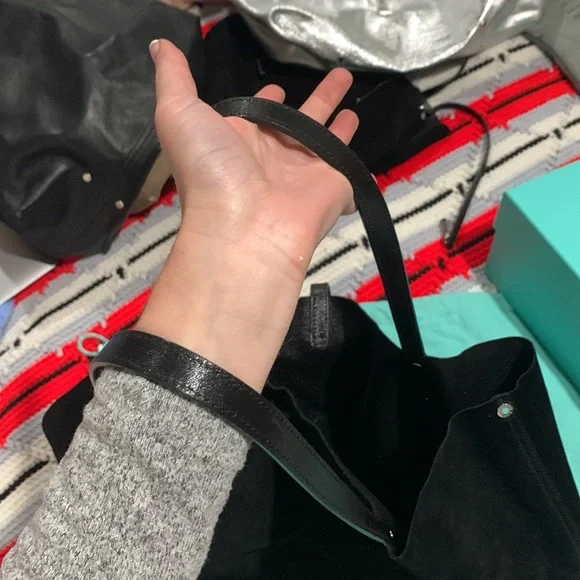 Tiffany & Co reversible suede Bag